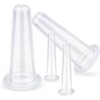 4 Pcs Silicone Facial Cupping Set, Vacuum Massage Cup Kit for Face Eyes Lips Neck, Facial Cupping System, Home SPA Massage Cupping Thera - py Set, Anti Aging Wrinkle, Sets and Kits