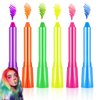 Glow in The Dark Face Body Paint Crayons Kit,Neon Fluorescent Luminous Face Crayons for Kid,Washable Painting Crayons for Mardi Gras Halloween Masquerades Makeup