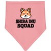 inktastic Dog Shiba Inu Squad Baby Bandana Bib Mauve and Natural 39613