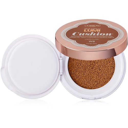 L'Oréal Paris True Match Lumi Cushion Foundation, W8 Creme Cafe, 0.51 oz.