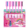 New Hair Chalk Comb for Girls Kids with light hair, Washable Temporary Hair Color Dye for Kids Age 5 6 7 8 9 10+ Birthday Gift Cosplay DIY, Halloween (Blue, Pink, Purple, Green, Red, Black)