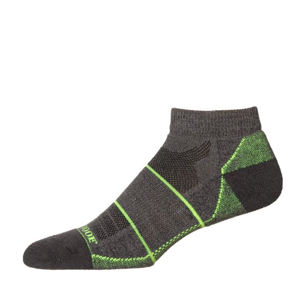 Bear Proof Merino Wool No Show Max Patch NC (NAVY TWIST, 13-15)