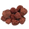 Tfwadmx 10 Pack Aquarium Red Lava Rock Fish Tank Volcanic Pumice Stones for Fish Shrimp Betta(1.18''-1.96'')