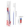 Xuezoioy Travel Toothbrushes Kit,50Pcs Travel Toothbrush Set Disposable Toothbrushes with Toothpaste for Nursing Home,Hotel,Charity(Individually Wrapped)