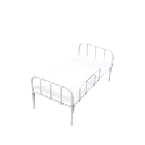 EXCEART Miniture House Furniture Miniature Furnitures Miniature Iron Bed Simulated Bed Iron Bed Toy Mini Furniture Ornaments Miniature Dollhouse Bed Miniatures Mini Bed Big Bed Model White