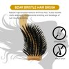 VESS Natural Luster 100% Boar Bristle Hair Brush S Type Brushing Brush NL-1400 Made in Japan