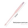 SILPECWEE 4 Pieces Pumice Stone Nail File Professional Precision Filing Cuticle Remover Cuticle Remover Nail Pusher Quartz Stone Nail Pen Manicure Stick Nail Art Tools for Salon Nails Care
