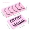 2-Pack Handmade False Eyelashes - False Eyelashes Wispy Fluffy Cat, Versatile Styles for All Eye Shapes - Ultra-Comfortable Wear for Everyday Glam