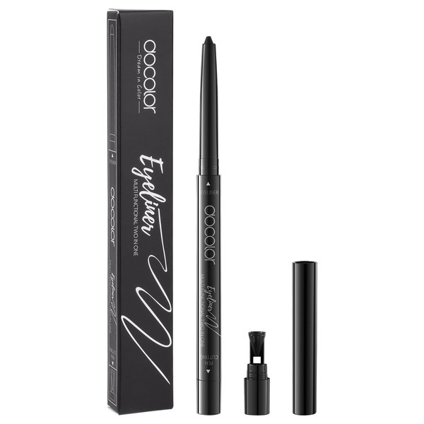 Docolor Eyeliner Gel Eye Liner Pen Ultra-Pigmented Waterproof Smudge-proof Gel Eye Liner Pencil, Black