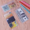 Antner 12PCS A6 Binder Pockets No Zipper Cash Envelopes for A6 6-Ring Binder, Zipless Money Folder Organizer Bill Pouches Business Card Sleeves Notebook Fillers Insert Pages for Cash Stuffing Binder