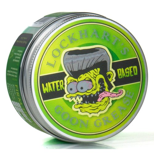 Lockhart’s Authentic Handcrafted Water-Based Goon Grease Firm Hold Hair Pomade, High Shine (3.4oz.)