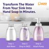 Dazz Foaming Hand Soap Starter Kit Eco Friendly Refillable Foam Hand Wash - Includes 2 Refill Packets + 8.5oz Foam Hand Soap Pump - Lavender-Lemon Scent - Fits All Glass Foaming Pumpers