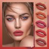 LADYFOX 5 Colors Matte Cigarete Lipstick Set, Velvet Lipstick Cigaretes Non-sticky, Long Lasting and Waterproof Lipstick for Women, Waterproof Labiales Mate (5 Colors)
