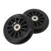Z-FIRST 100mm Scooter Wheels - 100mm Pro Kick Scooter Wheels Replacement Pair-Plastic Core 100mm Scooter Wheels for Razor Fuzion Scooters (2)