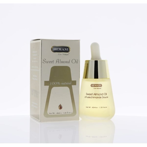 Premium Sweet Almond Oil 40 ML (1.35 Fl Oz) 100% Natural I Moisturizes Skin I Promotes Healthy Skin