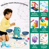 Kaodezhu Dinosaur Math Balance Toys - Montessori Toys for 3 Years Old Kids, Learning and Educational Toys for Boys and Girls - Birthday Gifts for 4 5 6 7 Year Old Boys