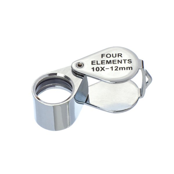 SE 10x 12 mm Professional Four Elements Quadruplet Jeweler's Loupe - MJ341012C