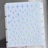 Dornail 6 Sheets Aurora Silver Star Moon Planet Nail Stickers 3D Holographic Laser Stars Nail Decals Self Adhesive Nail Art Stickers DIY Nail Design Nail Art Decoration