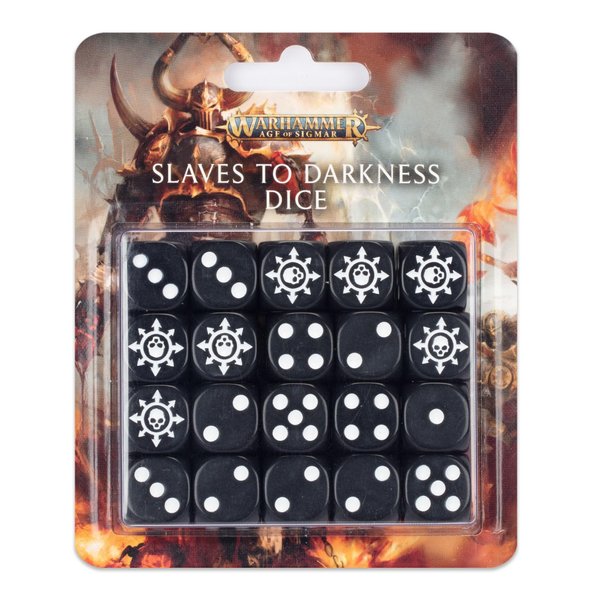 Warhammer Age of Sigmar Slaves to Darkness Dice Set GWS 83-05