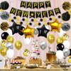 KatchOn, New Years Eve Party Supplies 2025 - Big, Pack of 70 | Happy New Year Banner, Happy New Years Decorations 2025 | Hanging Swirls, PomPoms, NYE Decorations 2025 | New Years Eve Decorations