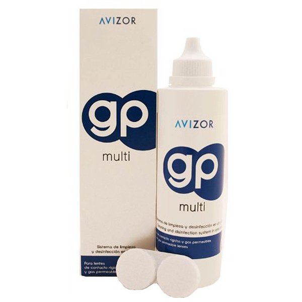 Avizor GP Multi Contact Lens Solution for Rigid and Gas- Permeable Contact Lenses (240Ml)