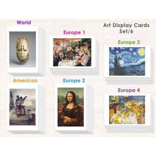 Fine Art Display Cards: Montessori (Set/6)
