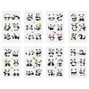 Birthday Decorations Panda Party Favors, 24 Sheets Panda Temporary Tattoos,