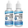 2 Pack Essential Values Hair Glue Bonding Adhesive (1.30 fl oz / 38mL) – Invisible Glue with Moisture Control Technology – Perfect for Poly & Lace Hairpieces, Wigs, Toupee Systems