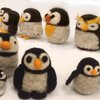 Woolbuddy Sea Animal Needle Felting Kit, Felt Animal Kit, Felting Kits for Beginners Adult, Handmade Needle Felting Wool with 2 Felting Needles and Instruction (Penguin)