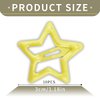 Metal Star Snap Hair Clips Yellow Cute Small Hair Barrettes Y2K Star Hair Clips Hair Access Non-slip Hollow for Kids Hairpin Lovely Star Headpieces for Everyday Fashion and Party 10PCS