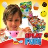 JA-RU Splat Ball - Squishy Stress Balls (6 Assorted Pack) Emoji-Squishy Ball Fidget Pack for Kids and Adults. Party Favor Classroom Treasure Box Prize Birthday Gifts Easter Egg Stuffers. 5303-6p