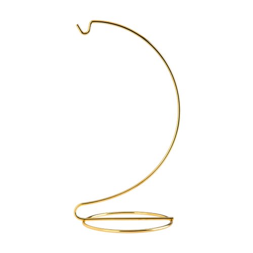 Creative Hobbies® Ornament Display Stand Hanger Holder - 8 Inch Tall Gold ~Pack of 6 Stands