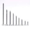 #8 x 3/4" (100 pcs) Stainless Steel Flat Head Sheet Metal Screws, Phillips Drive Wood Screws, 304 Stainless Steel 18-8, Self Tapping Screws
