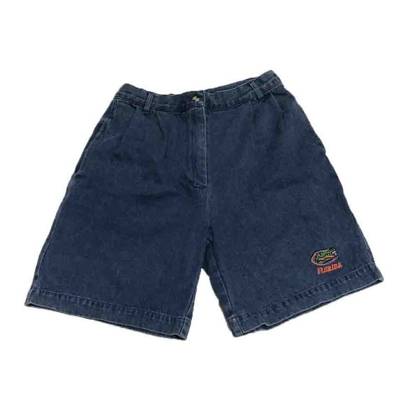 Florida Gators Ladies Pleated Denim Shorts (12)