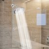 ShowerMaxx, Luxury Spa Series: Brushed Nickel Rain Shower Head, 6-Inch Round Rain Showerhead with 360 Tilt, Experience Rainfall with MAXX Comfort and Elegance (Brushed Nickel)