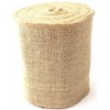 Flower Bee Floral Supply Natural Burlap Ribbon Organic 10 Yards (4 Inch or 6 Inch) Wide Non Wired Edge 30 Feet Choose Width (1) (4 Inch Burlap)