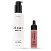 Cleen Beauty Cleanse and Skin Care Set | Daily Regimen | Rosehip Jelly Face Cleanser + Bakuchiol Antioxidant Renewing Serum | Anti-Aging Serum | Hydrate Gentle Face Wash