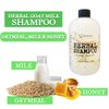 Legend's Creek Farm, Herbal Goat Milk Shampoo, Gently Cleansing & Soothing, Aloe Leaf, Organic Jojoba, & Vitamin E, For Dry & Damaged Hair, Handmade in USA, 16 fl. Oz (Oatmeal, Milk, & Honey H.S.)