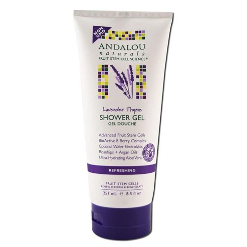 Andalou Naturals Lavender Thyme Shower Gel, Pack of 3