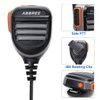 ABBREE AR-780 Two Way Radio Rainproof Handheld Speaker Mic Microphone(Upgrade of BF-S112), Remote Shoulder Mic for GMRS Radio Baofeng UV-5R BF-F8HP BF-888S UV-K5 UV-5RX3 GM-15PRO Ham Radio
