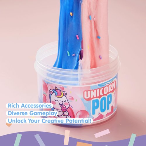JOYIN Butter Slime Party Favors, Unicorn Slime Soft, Non-Sticky, Mess-Free, Stress Relief, Slime for Kids Classroom Prizes Reward, Birthday Toys Gifts for Holiday Party Supplies