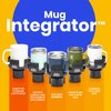 Integral Mug Integrator Expandable Mug Holder - YETI 14oz Rambler Cup Holder - Coffee Mug Car Cup Holder Expander with Adjustable Base - Rubber Tabs Hold Most Coffee Mugs Ramblers 10oz