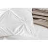 Pinch Plated/Pintuck White Pillow Shams Set of 2 - Luxury 600 Thread Count 100% Egyptian Cotton Cushion Cover Euro Size Decorative Pillow Cover Tailored Poplin European Pillow Sham Euro 26'' x 26''