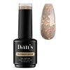 Dan's Nails Rubber Base Gel Coat Set | Soak off UV/LED Lamp For Nail Manicure Professional (Mocha Flakes)
