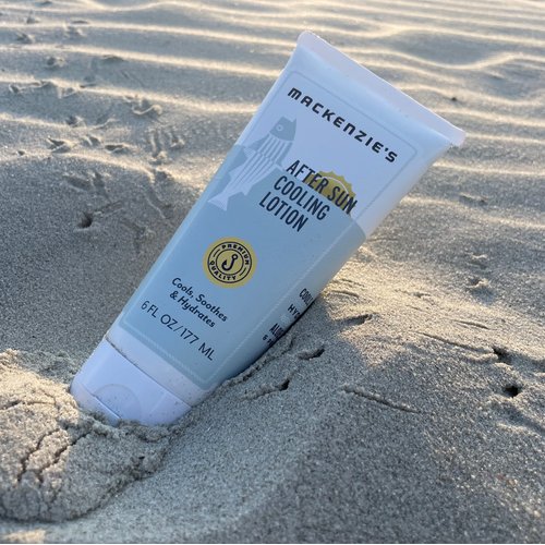 MacKenzie's After Sun Cooling Lotion - Gifts for Men - Gifts for Fishermen - Gifts for Cooks - Gifts for Gardeners - Natural Body Lotion - Cooling, Moisturizing, Soothing - 6 oz