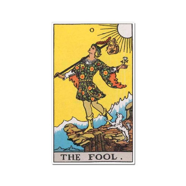 Tarot Card The Fool - 5" Vinyl Sticker - for Car Laptop I-Pad - Waterproof Decal