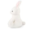 WEIGEDU Rabbit Bunny Stuffed Animals Plush Toys with Pink Ears for Kids Girls Boys Girls Babies Birthday Easter Christmas Bedtime Gifts, Off White