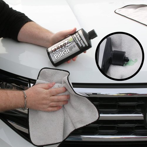 Flitz Multi-Purpose Polish and Cleaner Liquid for Metal, Plastic, Fiberglass, Aluminum, Jewelry, Sterling Silver: Great for Headlight Restoration + Rust Remover, Made in the USA