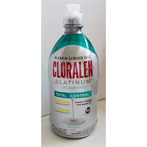 Cloralen Platinum Splash Free Bleach Liquid Gel, 20.29 fl oz