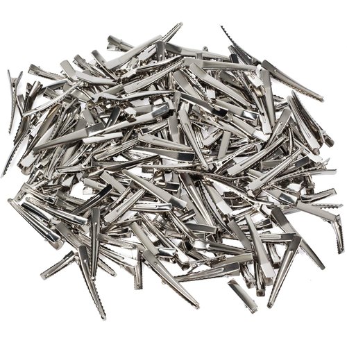 CoverYourHair Alligator Hair Clips - 200 Pc Set - Sectioning Clips - DIY Hair Clips - Craft Clips - 3 cm and 6 cm Clips - Hair Styling Clips - Prong Hair Clips - Clips for Bows - Hairdressing Clips